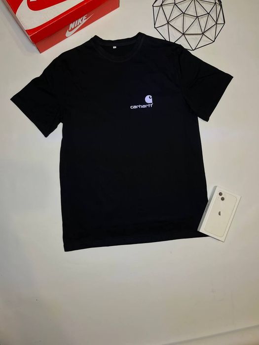 Футболка CARHARTT/чорна/футболки/ Кархарт/КАРХАРТ/Ангел /WIP/ВІП/ВІП/ унісекс/ Angel WIP.