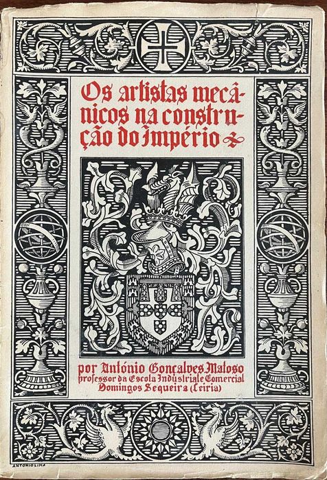Livro Antigo Os artistas mecânicos na construção do império 1942