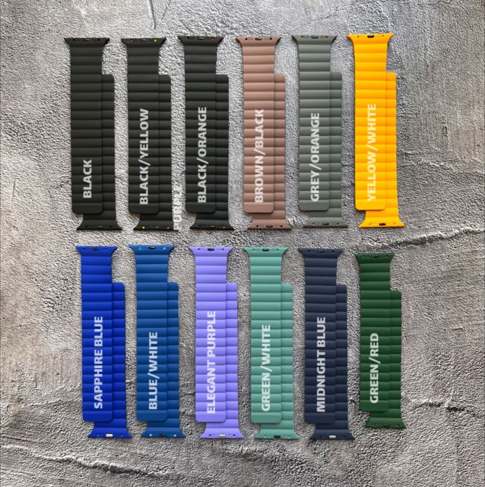 Ремінець для Apple Watch Aladrs Silicone Magnetic Sport