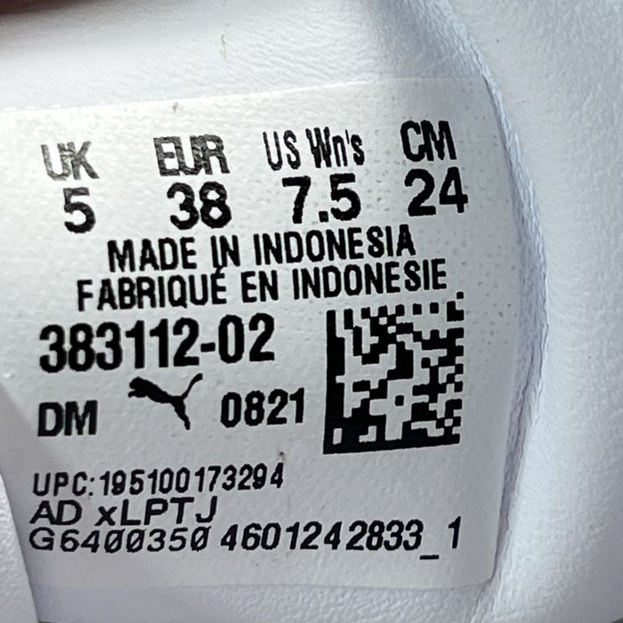 Кросівки жіночі Puma Cali Dream, білі шкіряні 38p