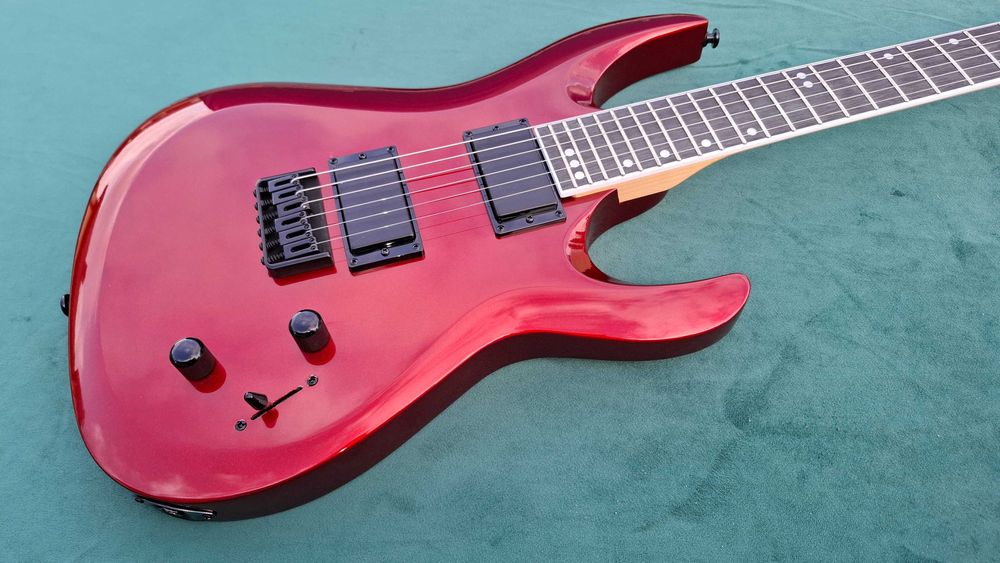 Gitara Elektryczna - Harley Benton Superstrat R-446 Blood Red Metallic