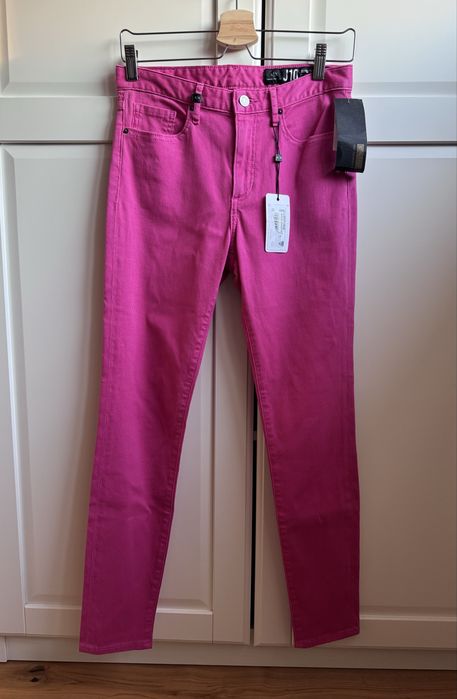 Spodnie damskie Armani Exchange rurki Skinny różowe rozm. S - 27