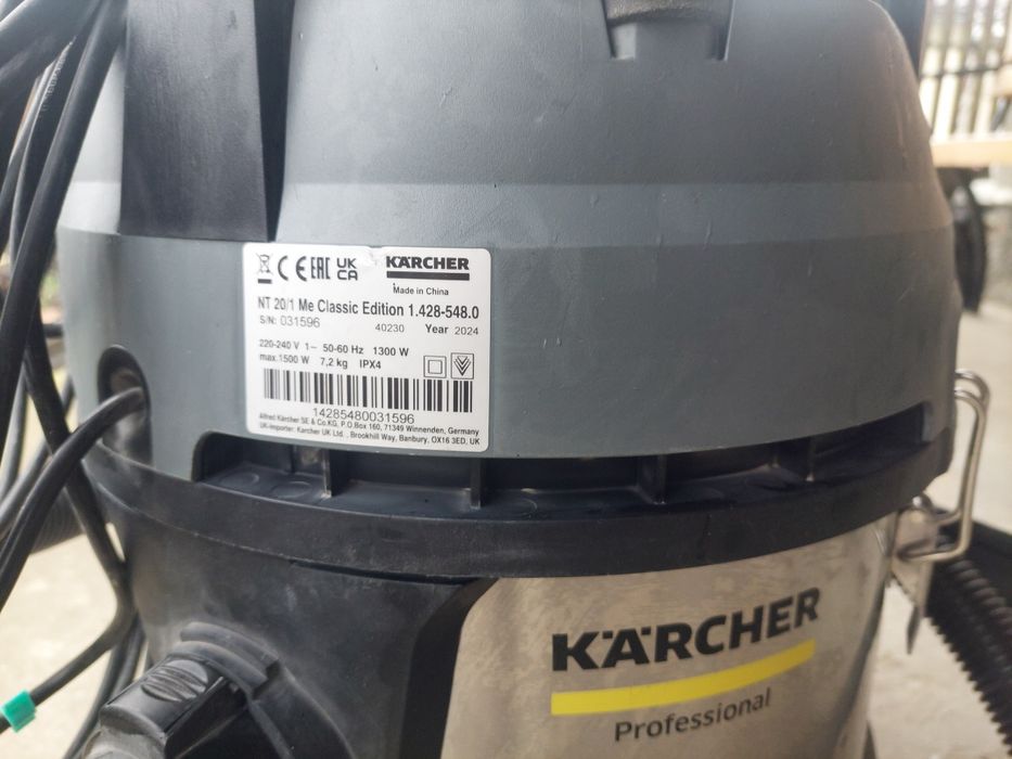 Продам пилосос Karcher NT 20/1 Me Classic Edition 1.428-548.0