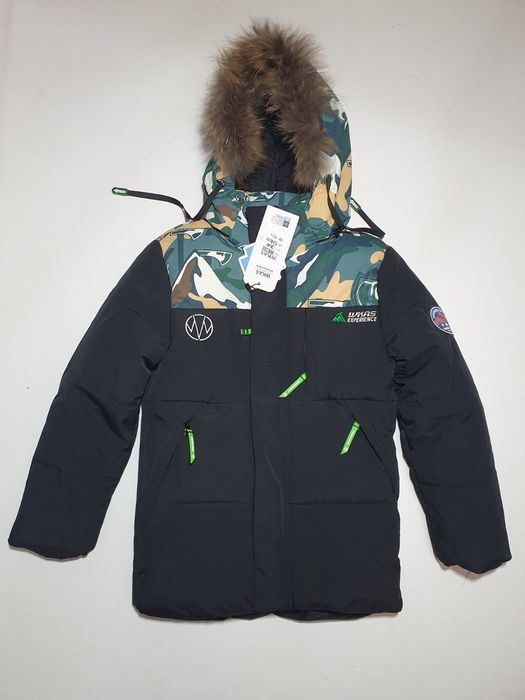 Зимова куртка дитяча для хлопчика 128-152 розмірів