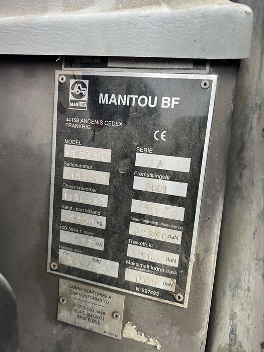 Телескопічний навантажувач Manitou 732 turbo | Маніту| 7м| в оригіналі