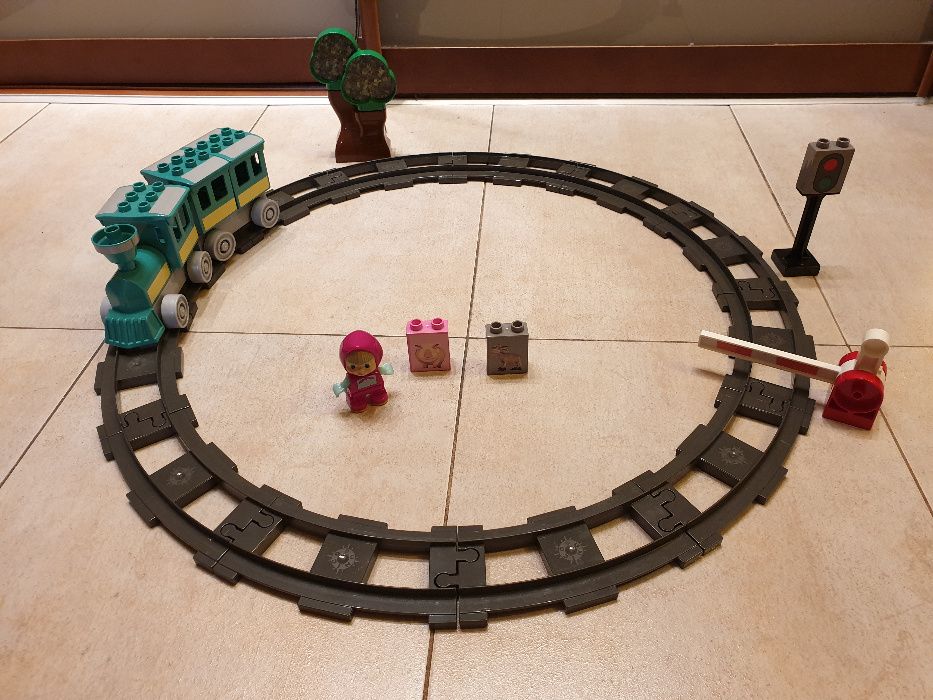 Zestaw kompatybilny z Duplo - Kolejka Masha 57095 (Play Big Bloxx)