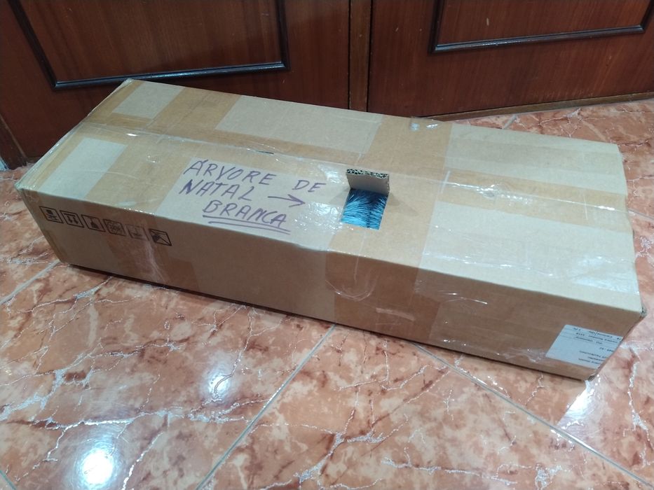Árvore de natal branca casa quarto apartamento vivenda escritório gabi