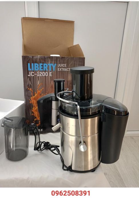 Соковитискач центробіжний Liberty GC- 1200E. 
Споживана  потужність 12