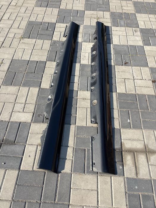 Nakładki progowe progi m pakiet bmw e46 sedan touring black sapphire metallic