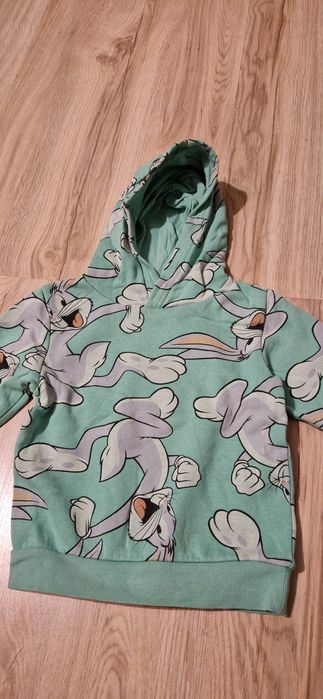 Bluza h&m r.98/104 królik Bugs
