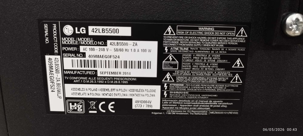 TV LG 42 polegadas470678720658155521