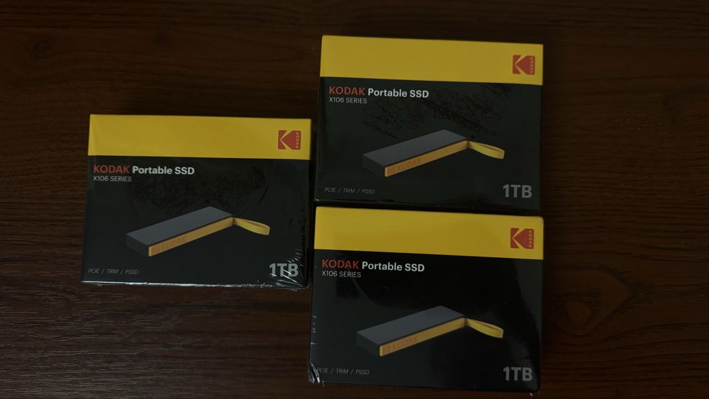 KODAK X106 External SSD USB 3.2 500Mb/s Portable SSD 1TB  нові, пломби