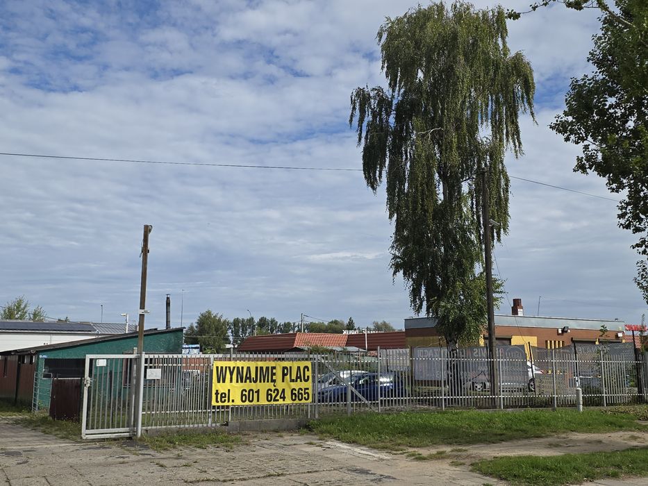 Wynajmę plac o powowierzchni 527 m2.