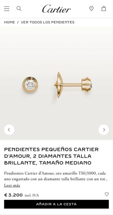 Серьги cartier сережки