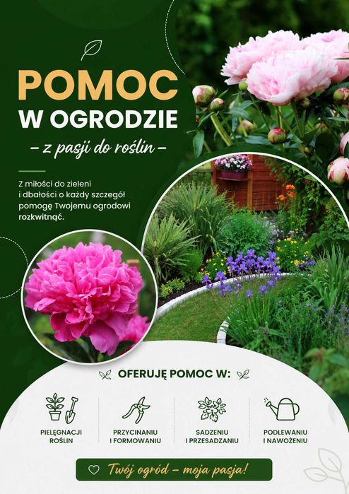 Pomoc w ogrodzie – z pasji do roślin