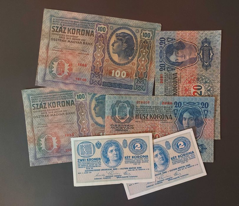 Австро-Угорські крони, польські злоті