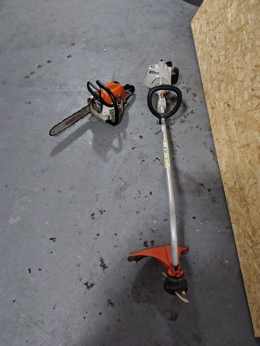 Piła i kosa Stihl pilarka podkaszarka fs45 i ms181