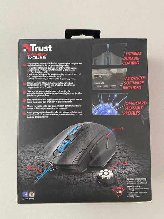 Rato Gaming Trust GXT 155 Caldor - Na Caixa (Como Novo)