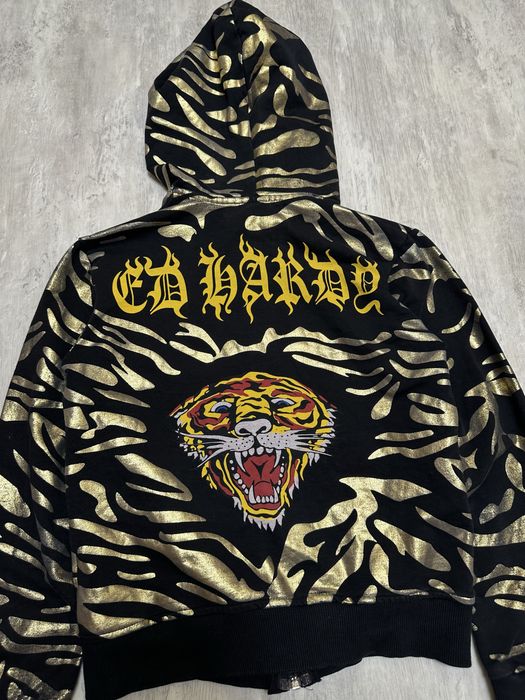 Женское зип худи ed hardy y2k