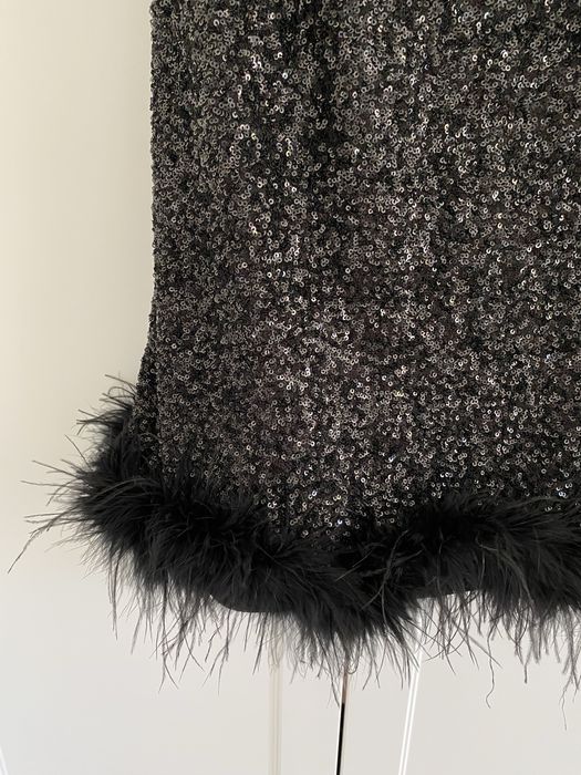 Sukienka cekinowa czarna