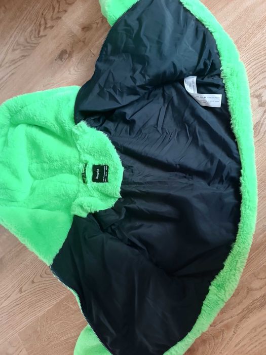 Bluza futerko ocieplacz kurtka polar neon