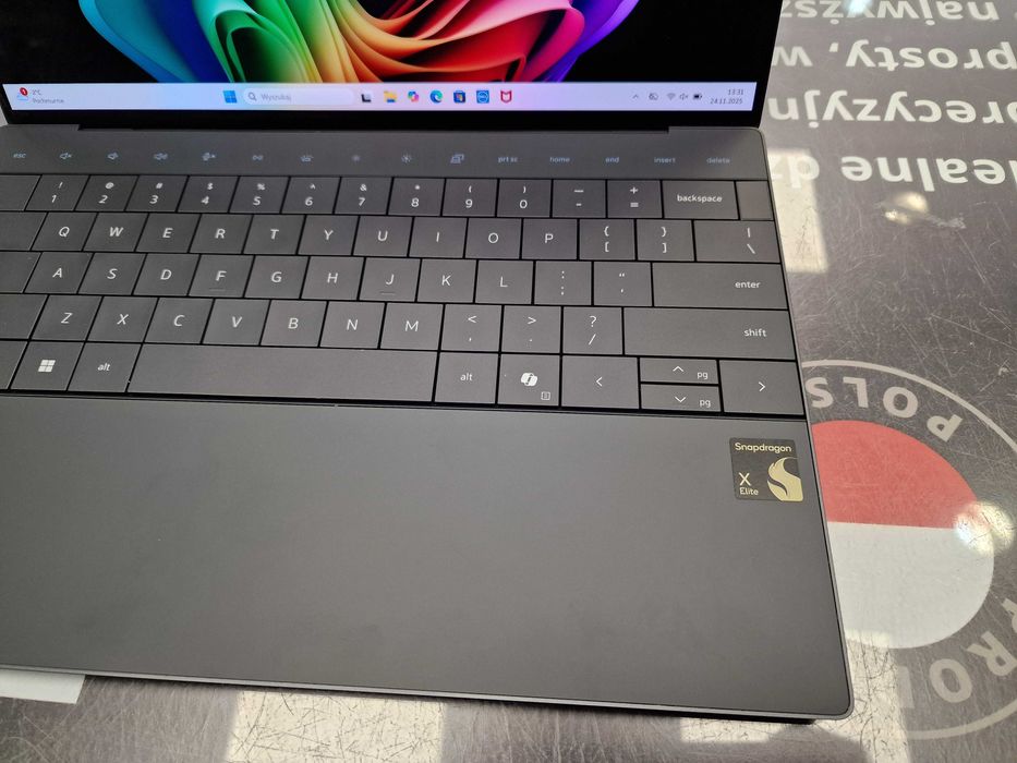DELL XPS 13 9345/ Snapdragon X Elite/ 16GB/ 512GB/ 2880 x 1800 dotyk/ Gwarancja 6 MSC