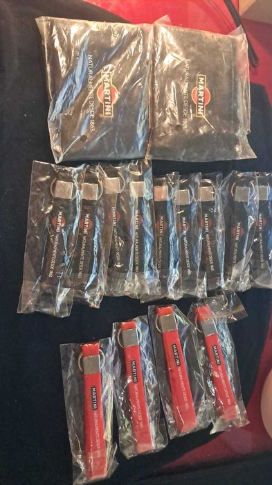 Conjunto Brindes Originais Martini - Novos e Embalados