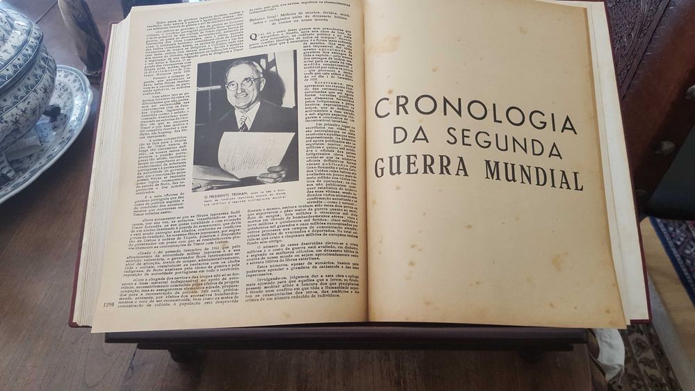 Século Ilustrado e a 2ª Guerra Mundial, encadernação em 2 volumes