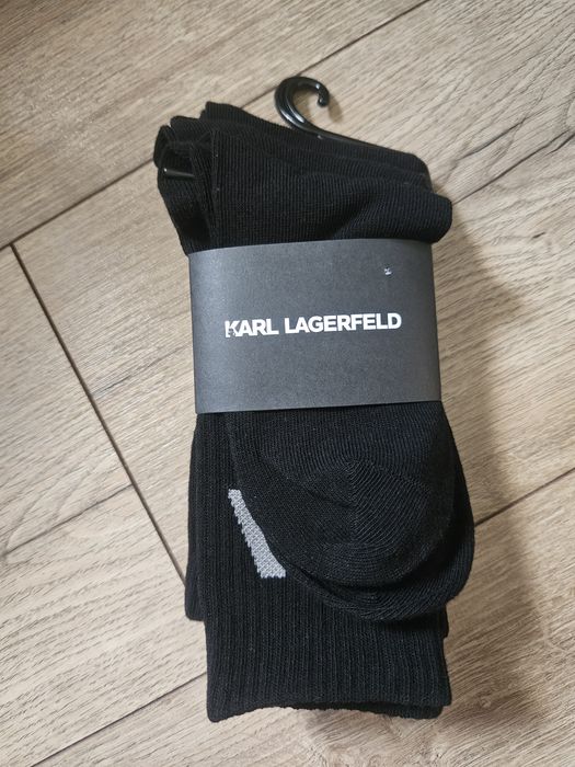 Karl Lagerfeld Nowy zestaw skarpet czarne