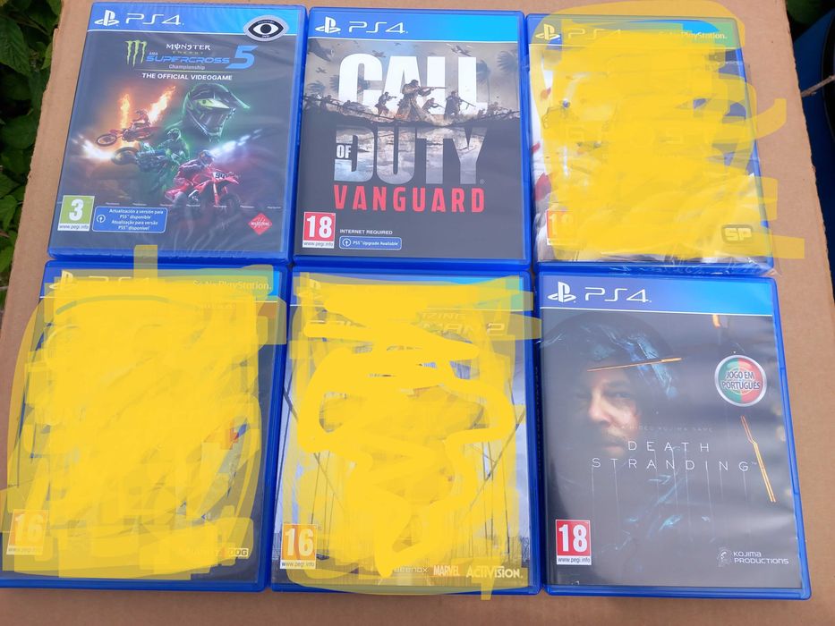Lote  de Jogos  Ps4
