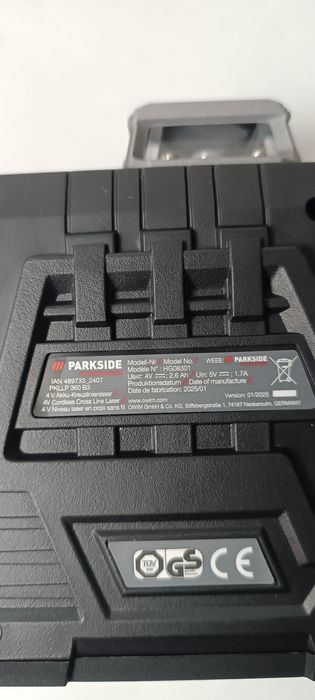 Лазерний рівень, Нівелір 360° PKLLP 360 B3,  PARKSIDE, парксайд, лазер