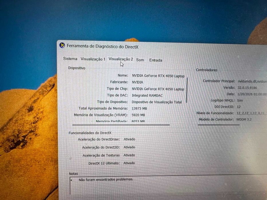 Portatil Lenovo LOQ gaming (como novo)