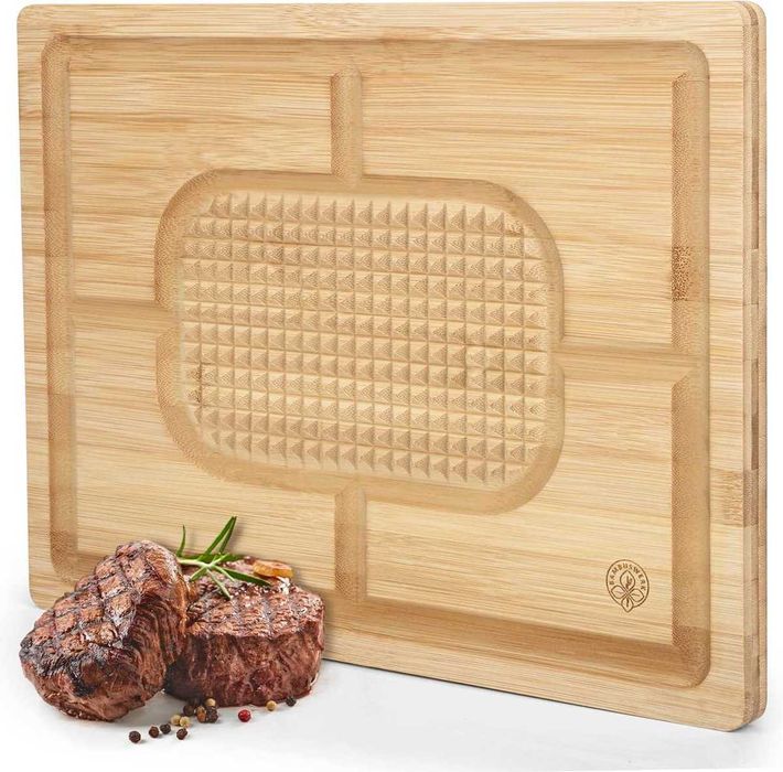 Bambusowa drewniana deska do krojenia, serwowania
