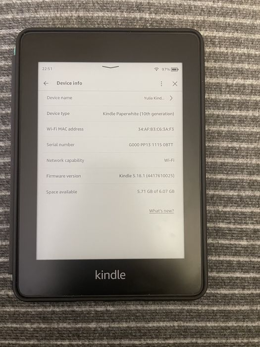 Kindle Paperwhite