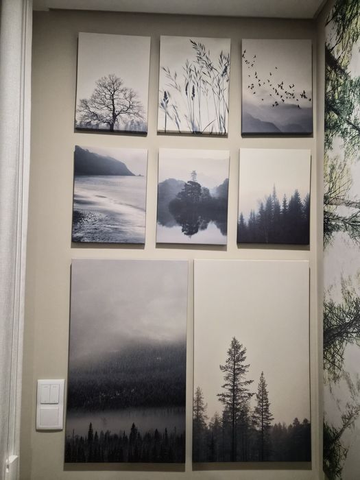 Quadros Ikea- conjunto de 8