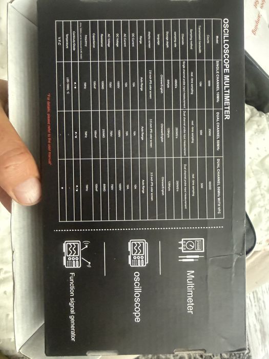 Oscyloskop multimetr urzadzenie pomiarowe ZOYA ZT 703s