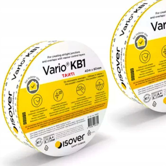 taśma do folii paroizolacyjnej isover vario kb1