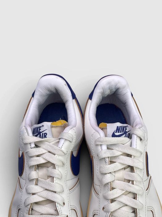 Buty Sportowe Nike Air Force 1 Low Kremowy Granatowy Rozmiar 38