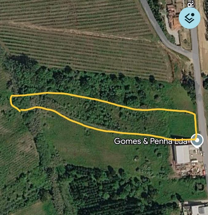 Plot of land in a rural area.