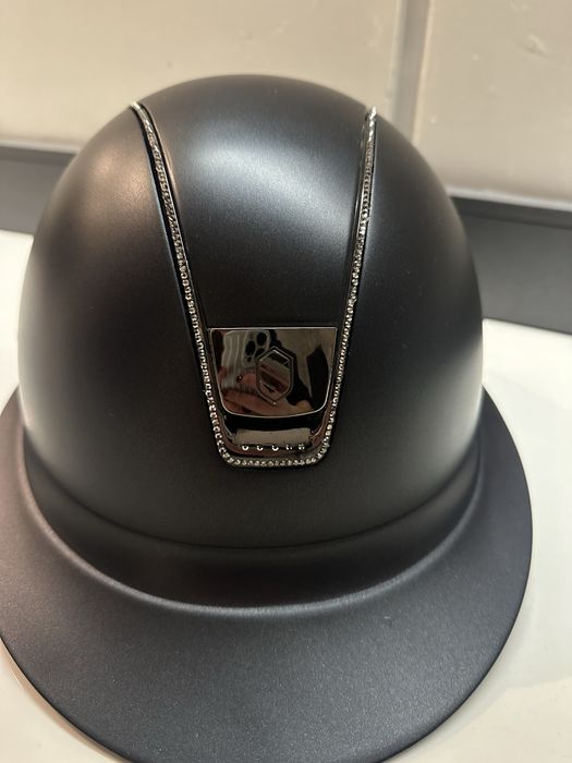 kask jezdziecki samshield miss shield 2.0 swarovski czarny 57L