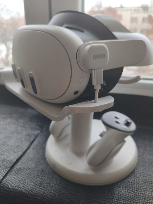 AMVR CD2 3-in-1 Magnetic Meta Quest 3/3S Charging Dock Зарядна Док станція Літня акція! Найнижча ціна!