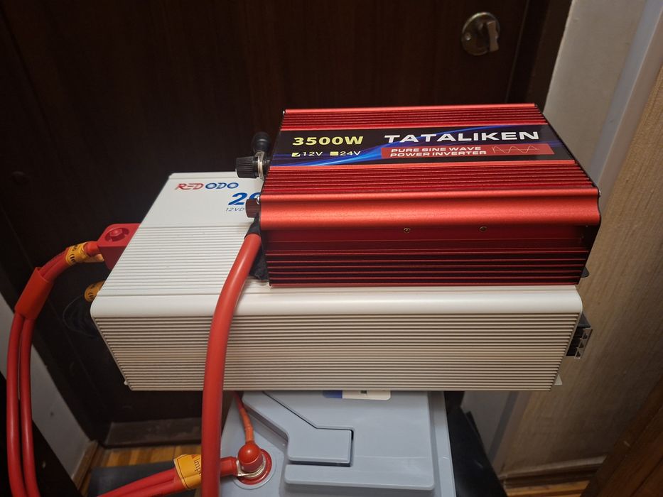 Redodo 2000W інвертор чистої синусоїди з LCD-монітором
