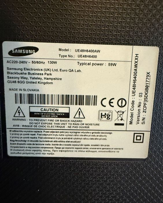 Telewizor Samsung 48 cali SMART