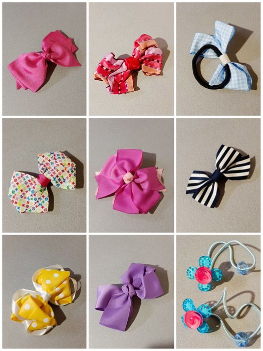 Заколки для волос, бант, резинка