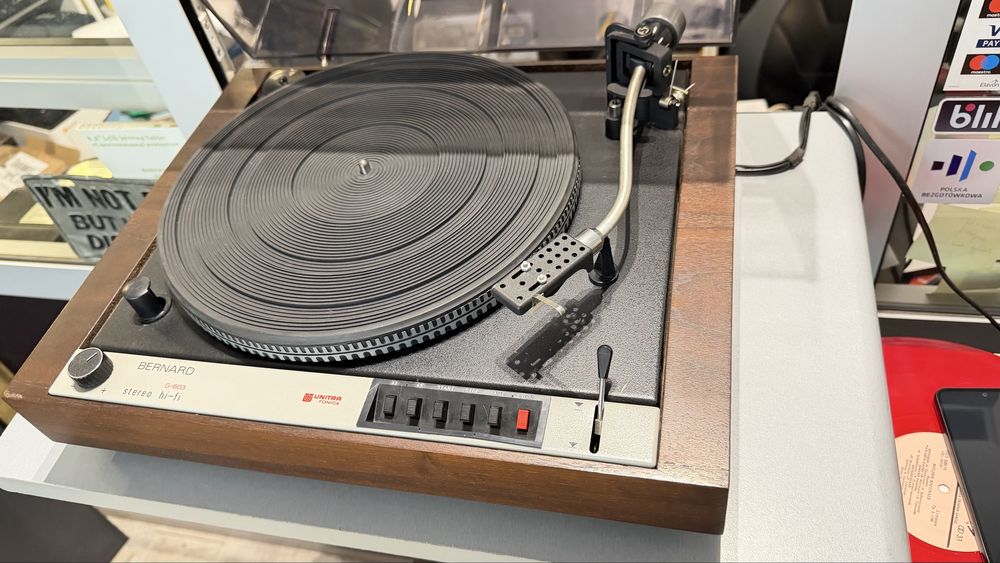 Gramofon Bernard G-603 sprawny do dopieszczenia