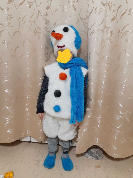 Костюм снеговика карнавальный новогодний снеговик