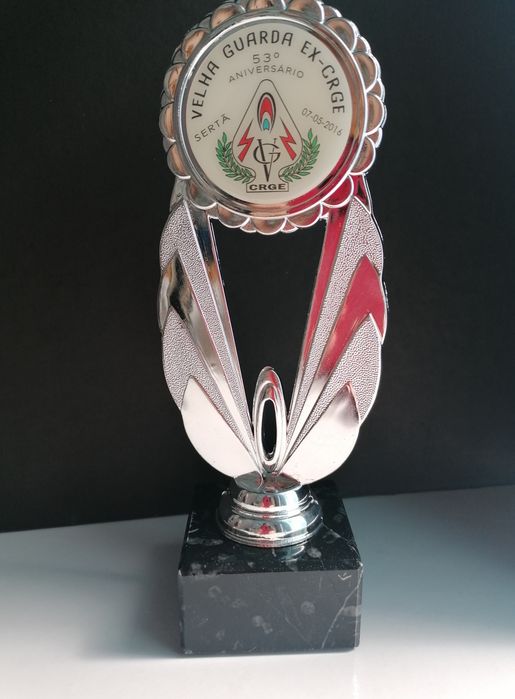 Conjunto 4 troféus da empresa Companhias Reunidas de Gás Electricidade