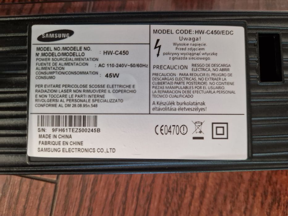 Soundbar HW-C450 Samsung