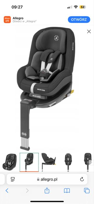 Maxi cosi coral essential black, maxi cosi pearl pro 2