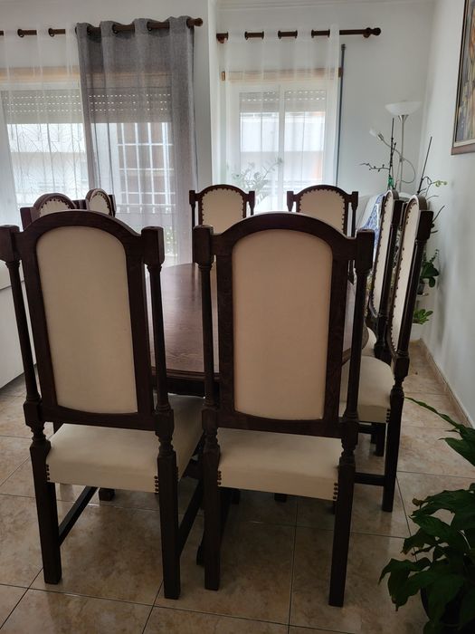 Mesa madeira 8 pessoas